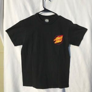 SANTA CRUZ FLAMING DOT MENS T-SHIRT